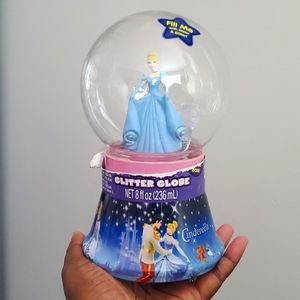 Disney Princess Bubble Bath DIY Snow Globe w/glitter - New 7IN